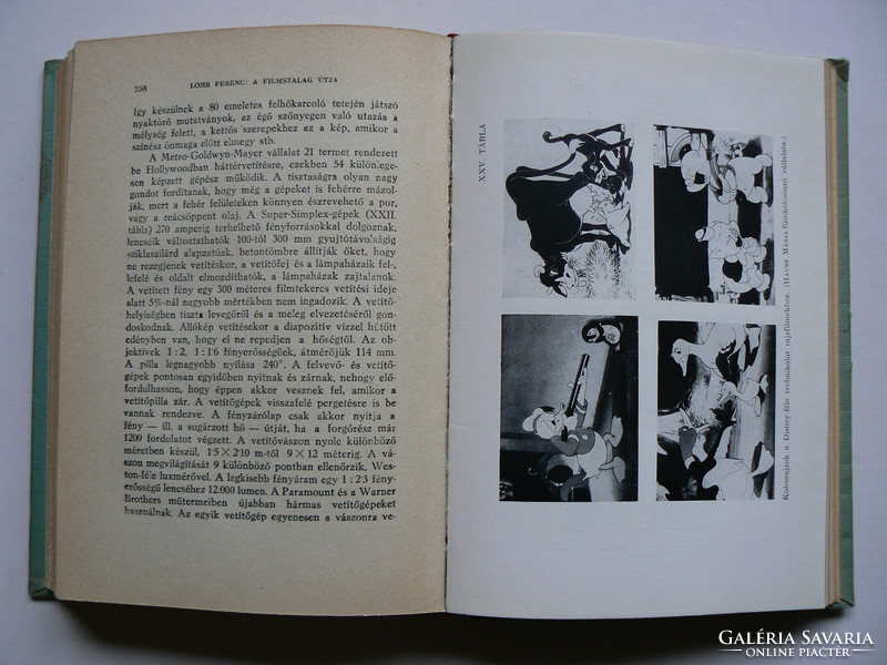 The Way of the Filmstrip, Ferenc Lohr 1941, (Royal Hungarian Society of Natural Sciences book in good condition