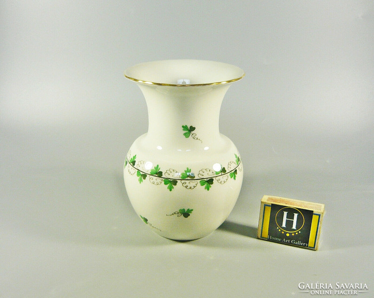 Herend, parsley (pe) patterned vase 8 cm., Flawless! (Bt014)