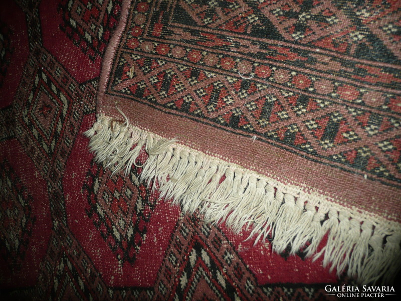 Antik, garantáltan kézi csomózású perzsa szőnyeg, Bokhara-Pakisztán 1940-50 környéke