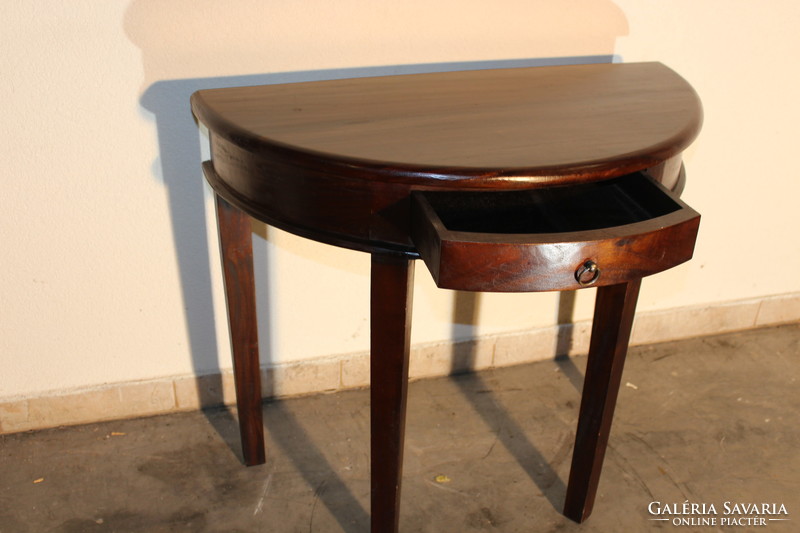 A237 solid mahogany console table