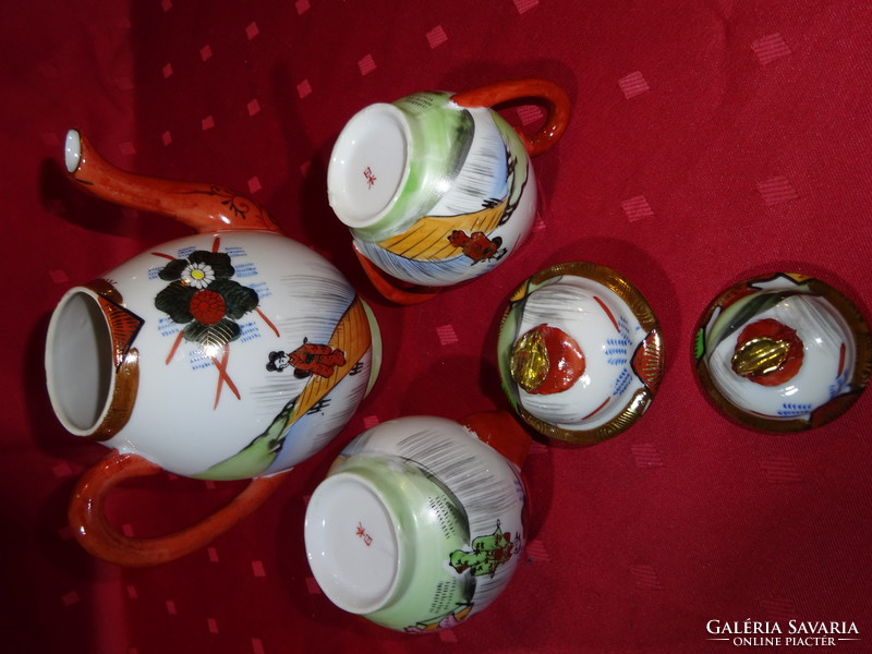 Japanese porcelain, coffee set for two people, 9 pieces. He has!