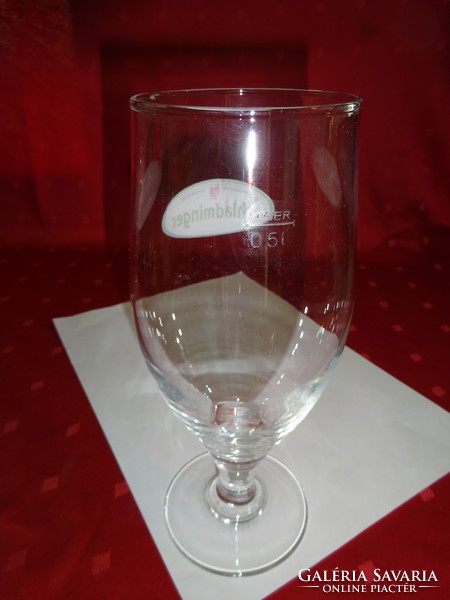 Schladminger French crystal beer glass, half a liter, height 20.5 cm. He has!