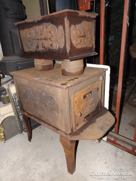 Rarity is flawless! Cast iron cabinet stove iron stove 1890 hunter house holiday home