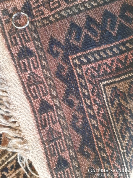 Antik hachlu, kézi csomózású szőnyeg, faliszőnyeg, 133x95cm