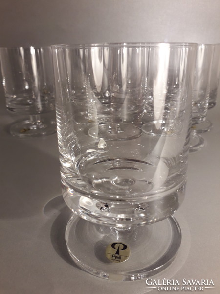 Vintage Exkluzív PEILL & PUTZLER - jelzett üveg pohár készlet