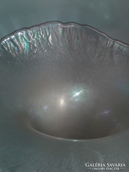 Eisch marked original iridescent cup vase