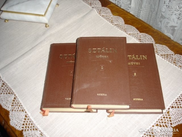 Antik könyvek!  Sztálin művei 1-2-3 kötet