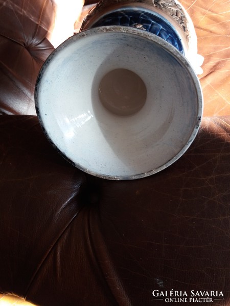 Historic ceramic ornament vase / large size /