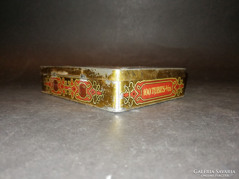 Abadie flor antique metal cigarette box 1920s - ep