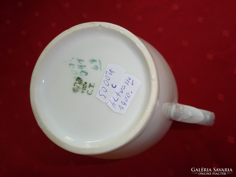 Ct alt. Wasser germany German porcelain, antique teapot, height 18 cm. He has!