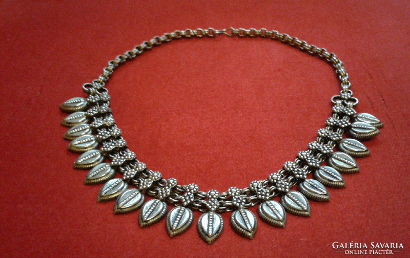 Old Polish, silver-plated necklaces