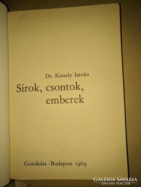  Dr. Kiszely István: Sírok, csontok, emberek 1969