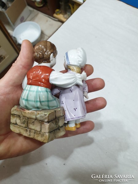 Régi német porcelán figura 