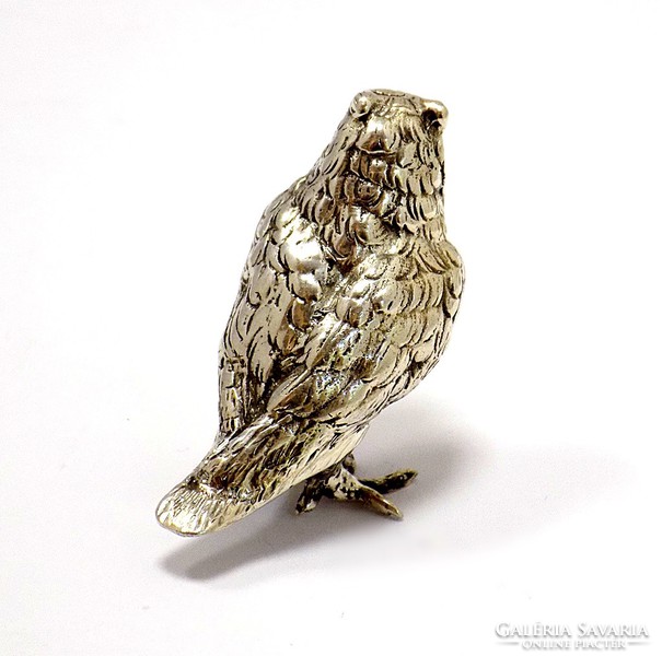 Silver Owl Miniature Figure (zal-bi43142)