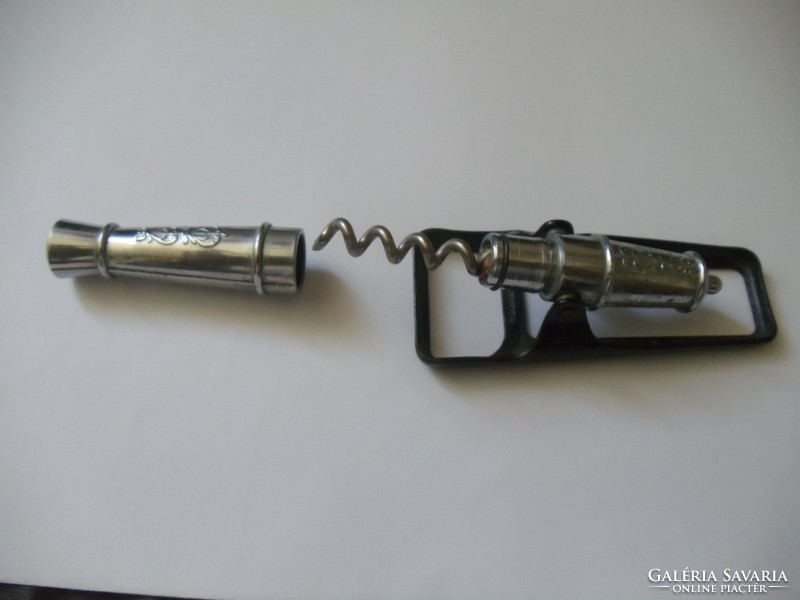 Ágyú alakú dugóhúzó / Vintage cannon corkscrew