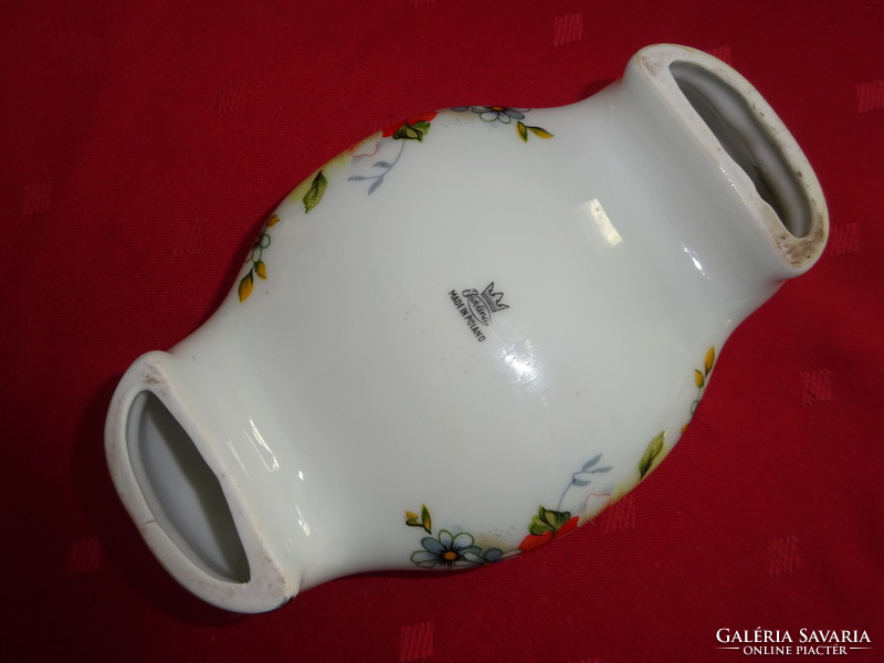 Polish porcelain two-piece smoking set. Silver edged. He has!