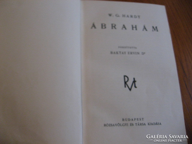 W. G. Hardy - Ábrahám