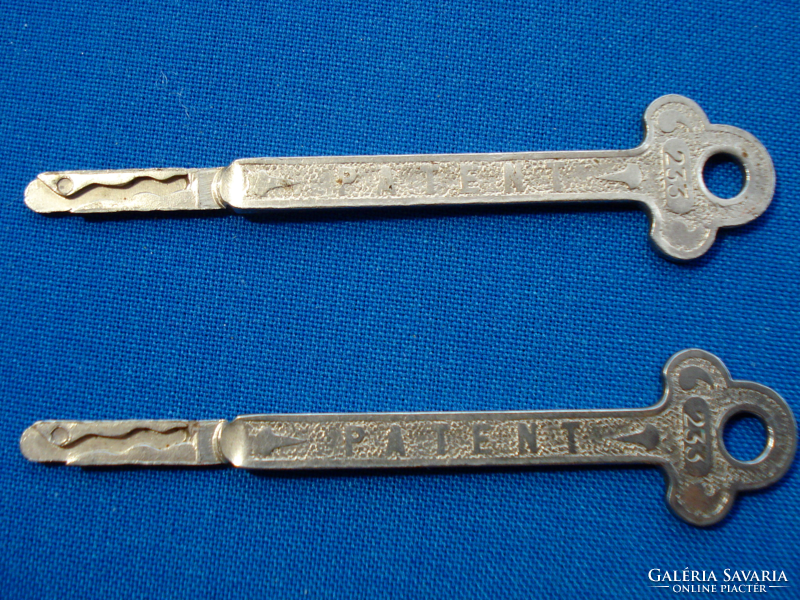 Antik, KOBOLD biztonsági kulcs, zárbetét (1900-as évek eleje)