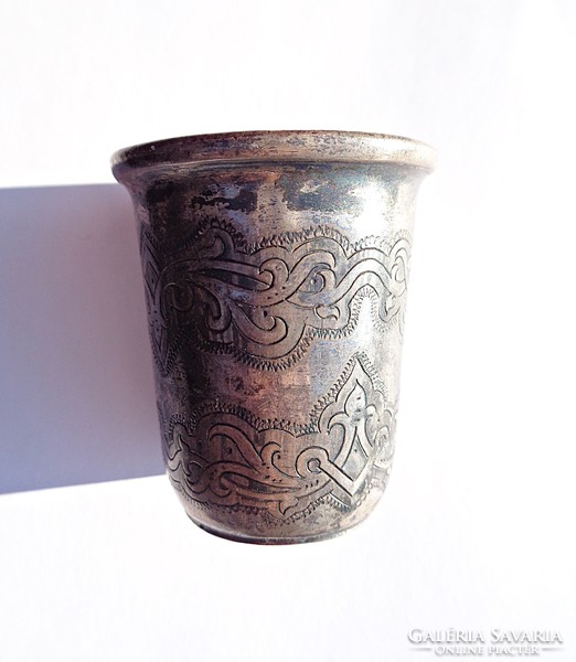 1856-os Moszkvai 875-ös finomságú vodkás pohár