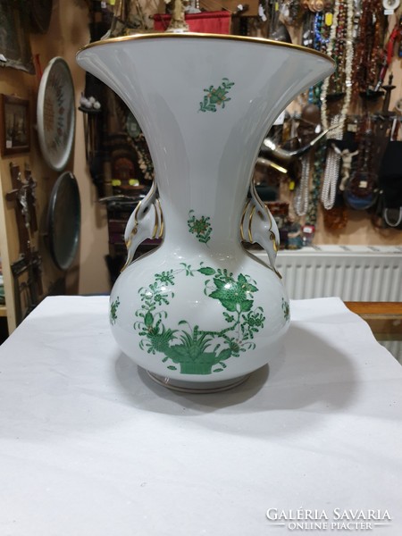 Herendi porcelán váza 