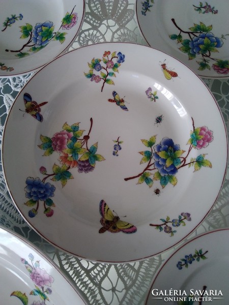 Antik Herendi porcelánok az 1870-1900-as évekből Viktória mintával, gyűjteményből!