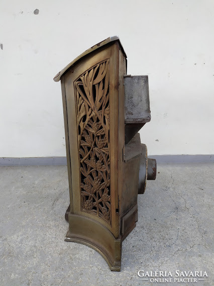 Antique art deco art nouveau art nouveau iron stove stove miner trencher fireplace frame