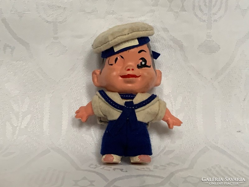 Retro Balaton sailor figure, plastic