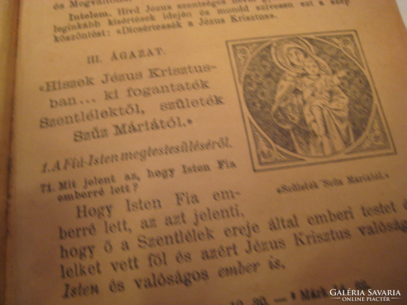 Római katolikus . Nagyobb Katekizmus , régi tankönyv , Szent I. Társulat  1942