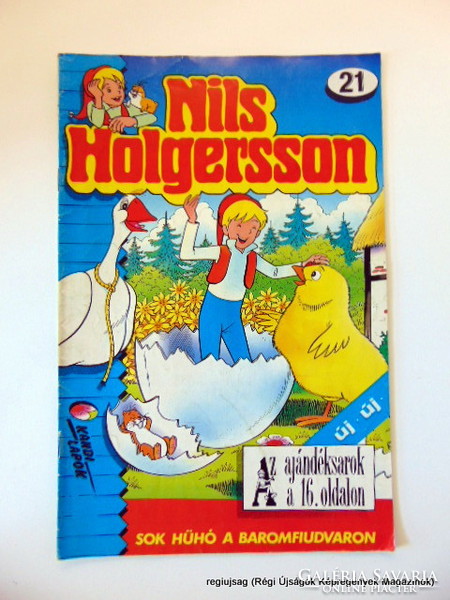 1990 február  /  Nils Holgersson  /  Képregények :-) SZÜLETÉSNAPRA! Szs.:  16020