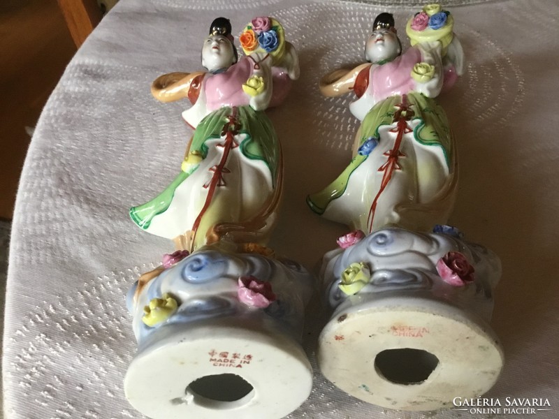 Geishas, 25 cm, in immaculate condition, Chinese (ga) pieces/9800