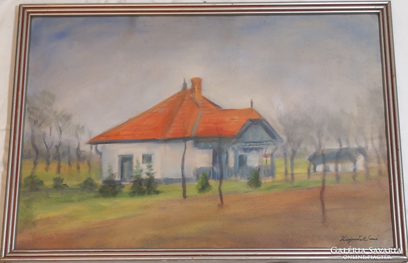 Kisjenői Klein Ernő – Vidék ház című festménye – 51.
