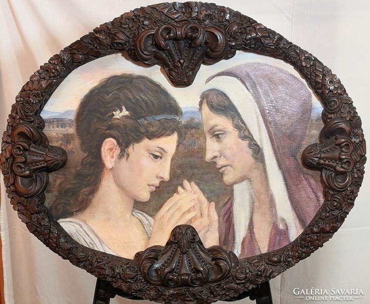 Fk/026 - unknown painter - meeting of Mary and Elizabeth
