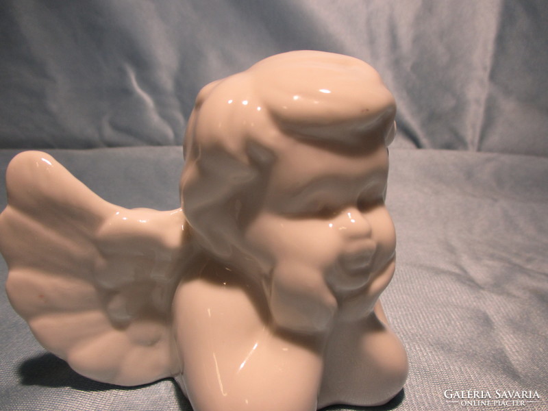 White ceramic angel for Christmas