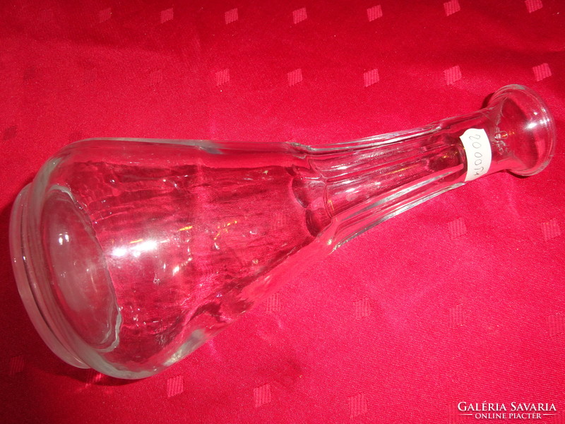 Half-liter wine bottle, decanter, height 21 cm. He has! Jókai.