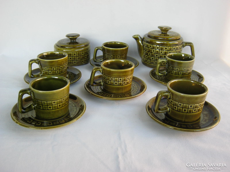 Granite zahajszky ceramic coffee set for 6 people