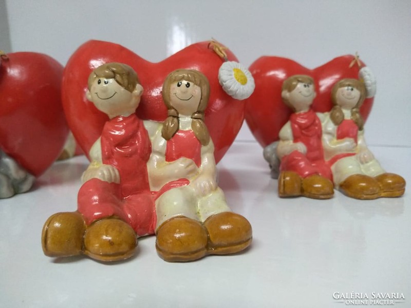 Charming ceramic hearts, hearts