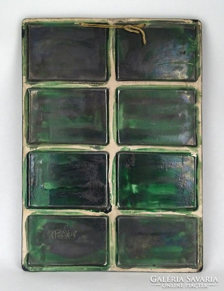 1D194 Jelzett nagyméretű Király falikerámia 38 x 27 cm