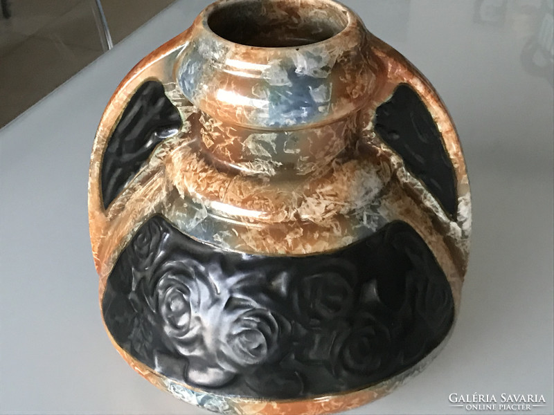 Art deco kerámia váza a 30-as évekből,  Ditmar Urbach