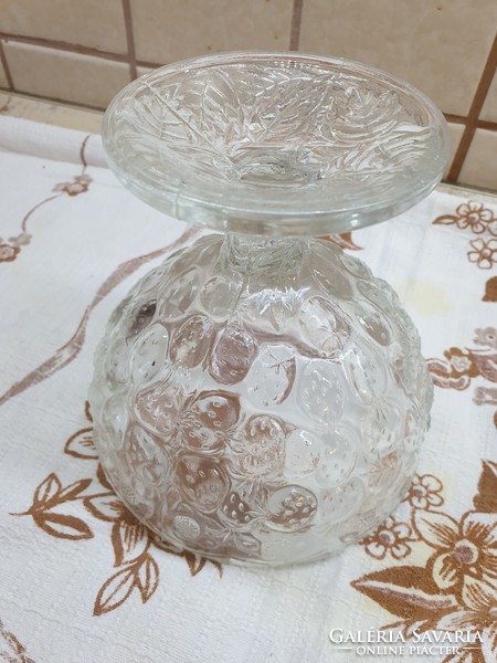 Beautiful, glass goblet, table centerpiece offering 4 pieces for sale!