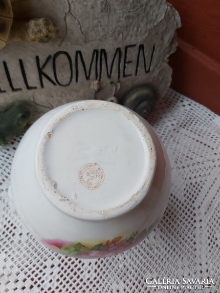 Gyűjtői Ritka formájú Ditmark Keramik Germany rózsás kancsó  nosztalgia darab paraszti dekoráció