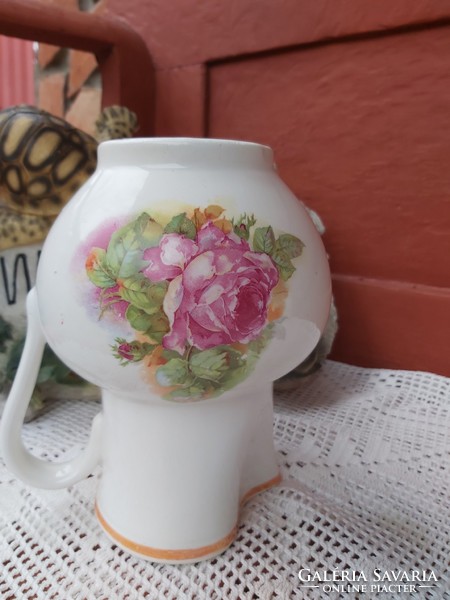 Collector rare shape ditmark ceramic germany rose jug nostalgia piece peasant decoration