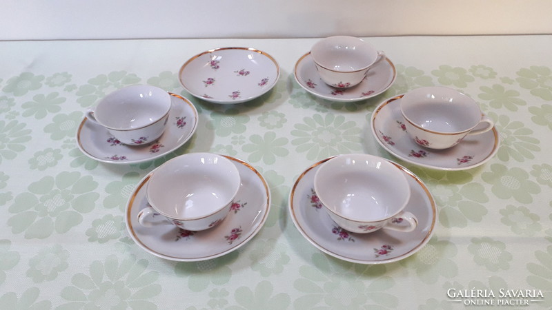 Piesau porcelain small flower mocha set