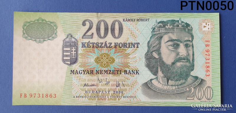 2006-os 200 Ft-os bankjegy UNC