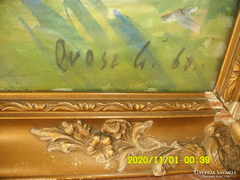 OROSZ GELLÉRT  gyönyörű  olaj-vászon festménye