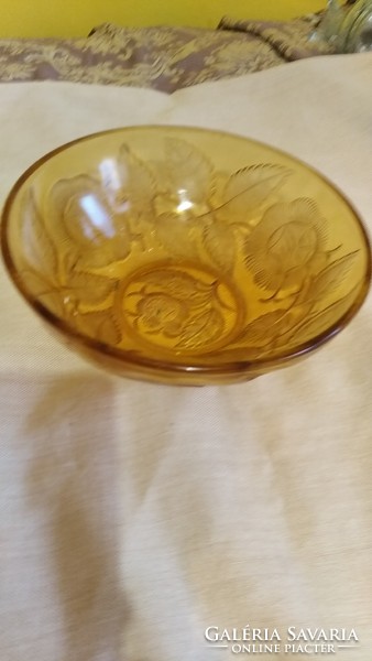 Antique bowl of amber 22 cm