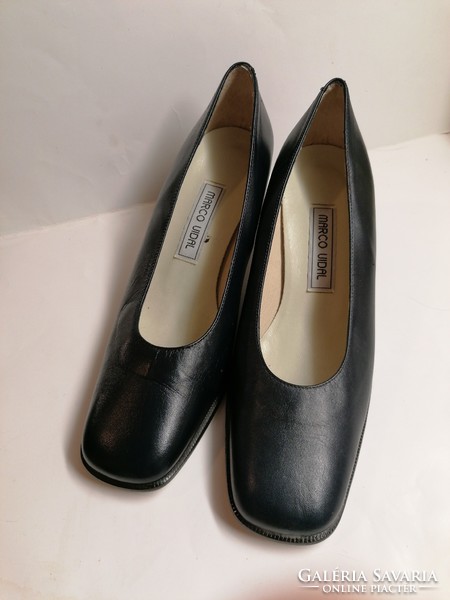 Black women's leather shoes (980)