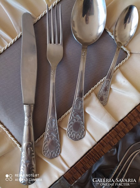 Elegant old cutlery set of 24 pcs.Os