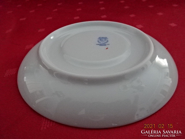 Lowland porcelain coffee cup coaster, diameter 13.5 cm. He has!