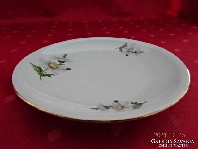 Lowland porcelain, daisy flower cake plate, diameter 16.5 cm. He has!