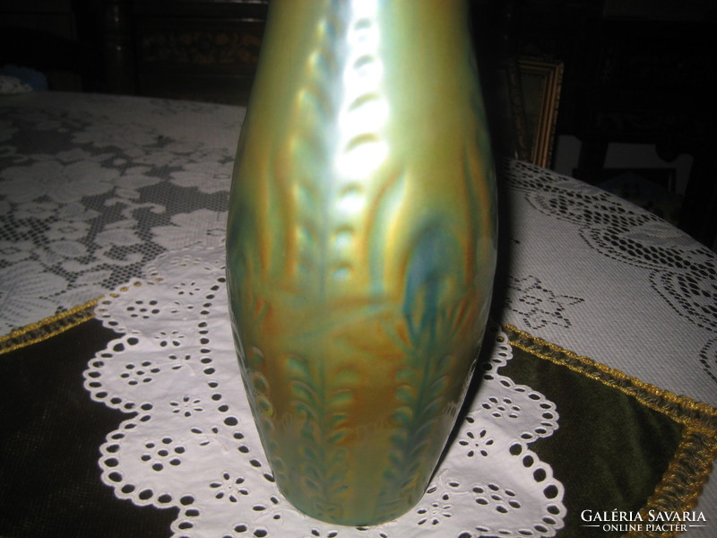 Zsolnay eozin vase, 25 cm, beautiful condition, no scratches